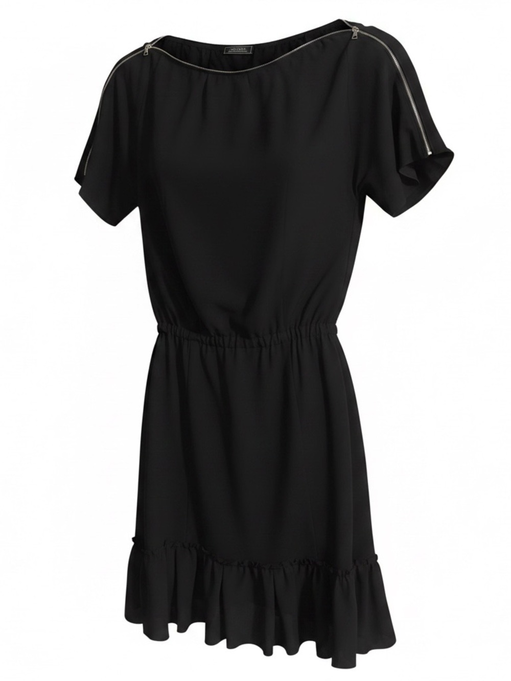 Nina Ricci zipper black short-sleeve mid